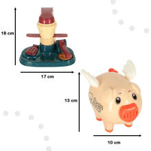 Ikonka Art.KX4867 Ice cream maker for children pastry mash piggy bank