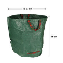 Ikonka Art.KX4843 Garden leaf waste bin 270l sack large