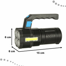 Ikonka Art.KX4834 Tactical rechargeable military LED searchlight
