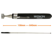 Ikonka Art.KX4814 Telescopic magnetic gripper in stainless steel