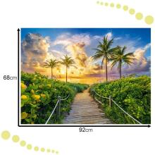 Ikonka Art.KX4776 CASTORLAND Puzzle 3000 gabaliņi Krāsains saullēkts Maiami, ASV - Saullēkts Maiami 92x68cm