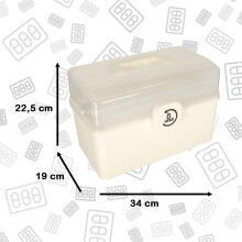 Ikonka Art.KX4767 Medicine container organiser medicine cabinet 34x19x22.5cm