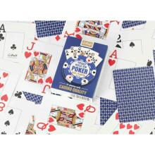 Ikonka Art.KX4753 MUDUKO Trefl playing cards Poker 100% plastic 55pcs.