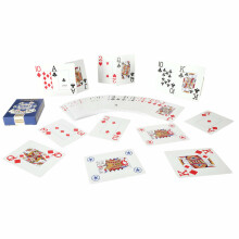 Ikonka Art.KX4753 MUDUKO Trefl playing cards Poker 100% plastic 55pcs.