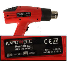 Ikonka Art.KX4718 Electric heat gun with temperature control 0-600 deg C + 4 interchangeable tips 1600W