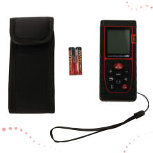 Ikonka Art.KX4711 Digital laser distance meter waterproof IP54 3mm/60m case battery powered