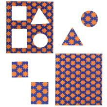 Ikonka Art.KX4697 MUDUKO Matching patterns Educational jigsaw 3+