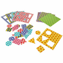 Ikonka Art.KX4697 MUDUKO Matching patterns Educational jigsaw 3+