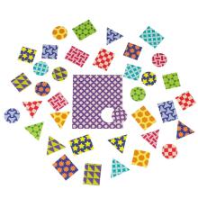 Ikonka Art.KX4697 MUDUKO Matching patterns Educational jigsaw 3+