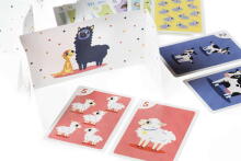 Ikonka Art.KX4696 MUDUKO The game I count animals Peter and memory playing cards 3+