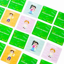 Ikonka Art.KX4695 MUDUKO Puzzle memory game I recognise emotions: a memory ecogame. Picture cards for children 2+