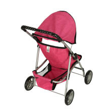 Ikonka Art.KX4652 Pram for dolls pram with canopy