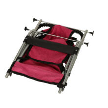 Ikonka Art.KX4652 Pram for dolls pram with canopy