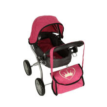 Ikonka Art.KX4650 Four-wheel pram for dolls gondola