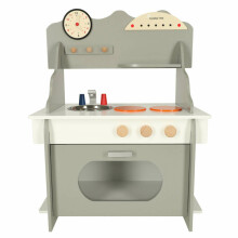 Ikonka Art.KX4626 MDF wooden kitchen for children large oven