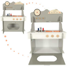 Ikonka MDF Art.KX4626  wooden kitchen for children large oven