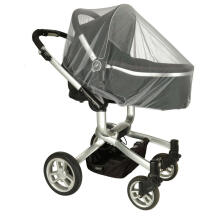 Bebe Basic ™ Mosquito Net Art.KX7851_2 Grey Pram elastic mosquito net 140cm