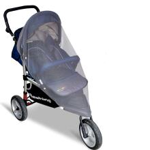 Bebe Basic ™ Mosquito Net Art.KX7851_2 Grey Pram elastic mosquito net 140cm