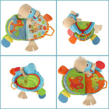 Ikonka Art.KX4611 Sensory book rattle teether donkey
