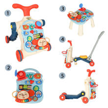 Ikonka Art.KX4609 Pushchair walker ride-on interactive table 5in1