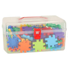 Ikonka Art.KX4604 Creative wafers construction blocks 100 el.