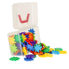 Ikonka Art.KX4604 Creative wafers construction blocks 100 el.
