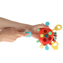 Ikonka Art.KX4603 Baby teether crab sensory toy