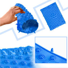 Ikonka Art.KX6356_1 Sensory massage correction mat blue