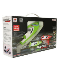 Ikonka Art.KX9030_2 RC remote control boat FT008 green