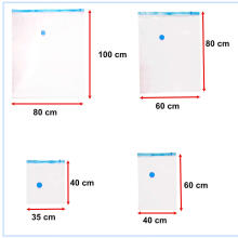 Ikonka Art.KX4587 Vacuum bags for clothes 8 pieces 4 sizes 35x40cm, 40x60cm, 60x80cm, 80x100cm