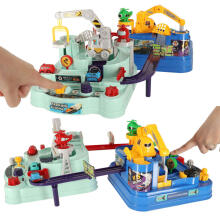 Ikonka Art.KX4547 Interactive obstacle course double 2 players 4 vehicles