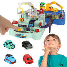 Ikonka Art.KX4547 Interactive obstacle course double 2 players 4 vehicles