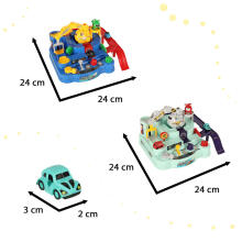Ikonka Art.KX4547 Interactive obstacle course double 2 players 4 vehicles