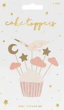Ikonka Art.KX4577_1 Decorations for muffin cups - Stork 11cm-12cm 7 pieces