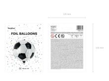 Ikonka Art.KX4571 Folijas balons Futbols 40cm