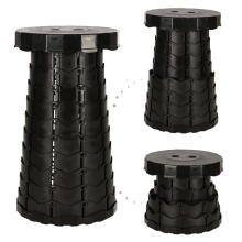 Ikonka Art.KX4981_1 Folding chair folding stool stool black