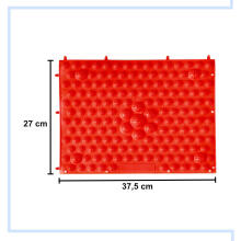 Ikonka Art.KX6356_2 Sensory massage correction mat red