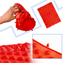 Ikonka Art.KX6356_2 Sensory massage correction mat red