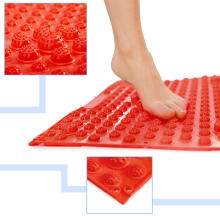 Ikonka Art.KX6356_2 Sensory massage correction mat red