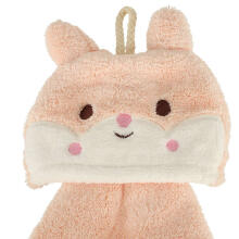 Ikonka Art.KX4527_1 Children's nursery hand towel 42x25cm pink rabbit