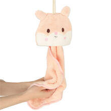 Ikonka Art.KX4527_1 Children's nursery hand towel 42x25cm pink rabbit