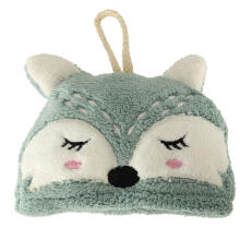 Ikonka Art.KX4527_2 Children's hand towel for kindergarten 42x25cm blue fox