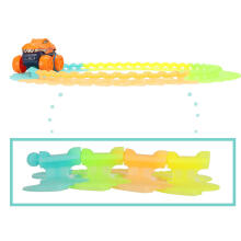 Ikonka Art.KX4523 Luminous racing track to assemble with car 54 pieces