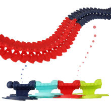 Ikonka Art.KX4522_1 Car racing track with car 198 elements