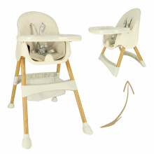 Ikonka Art.KX4516 Feeding chair with tray container grey