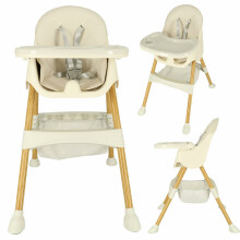 Ikonka Art.KX4516 Feeding chair with tray container grey