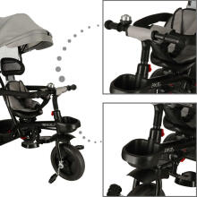 Ikonka Art.KX4511 TRIKE FIX Lite V2 tricycle grey