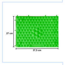 Ikonka Art.KX6356_4 Sensory massage correction mat green