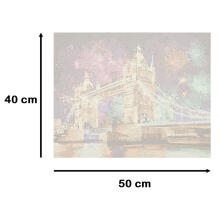 Ikonka Art.KX4497_1 Painting by numbers 40x50cm bridge