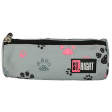 Ikonka Art.KX4478_1 BAMBINO pencil case tuba paws grey